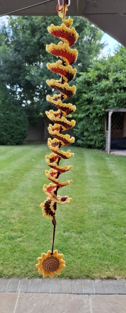 Handcrafted Crocheted Wind Spinners - Colorful and Mesmerizing - Image 8