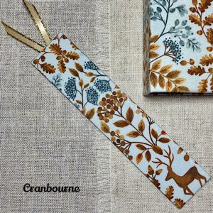 Handmade Fabric Bookmark / Animal / Floral / Autumn