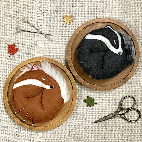 Handmade Fox Pincushion / Woodland Sewing Accessories - Image 8