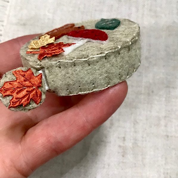 Handmade Felt Tape Measure / Seasonal Floral Designs - Image 7