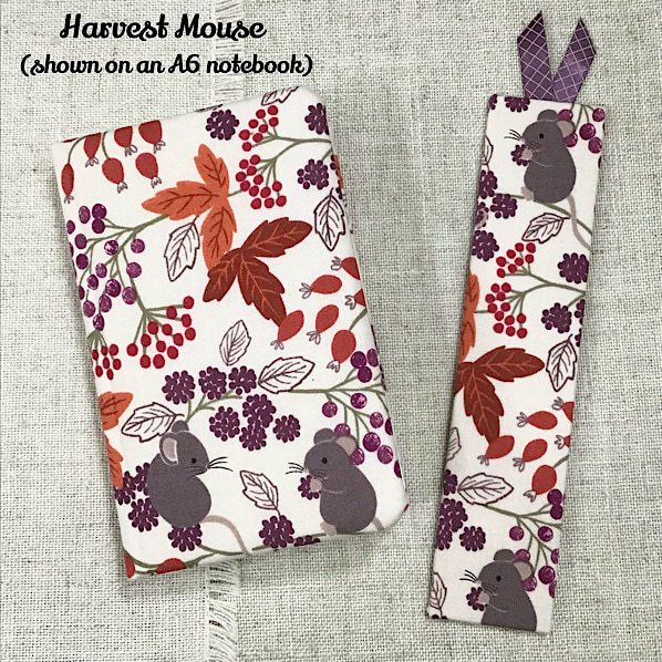 Fabric Address Book / A5 Size / Slim Design / Pocket Size - Image 9