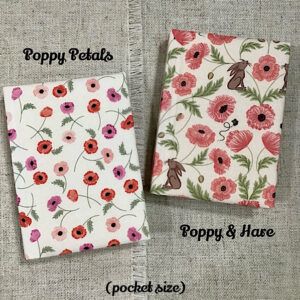 Fabric Address Book / A5 Size / Slim Design / Pocket Size