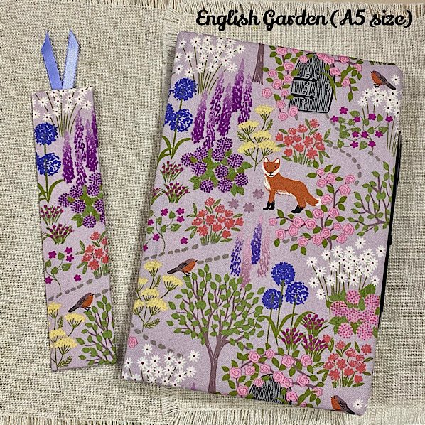 Fabric Address Book / A5 Size / Slim Design / Pocket Size - Image 4