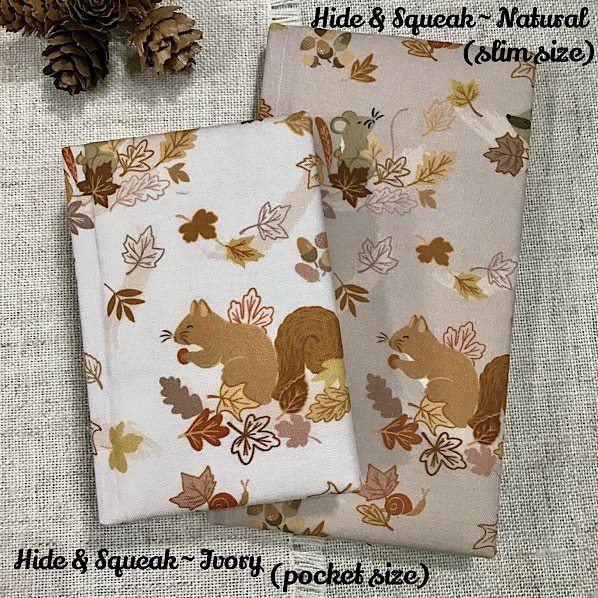 Fabric Address Book / A5 Size / Slim Design / Pocket Size - Image 3