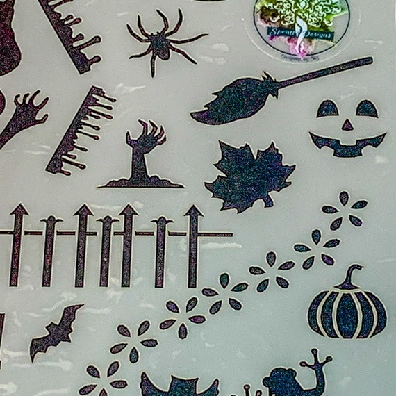Magical Creatures Journal Stencil, Mythical wizardry Craft Stencil, Dragons, Fairies, witches, Pegasus, bats, cats, fairy, mermaids