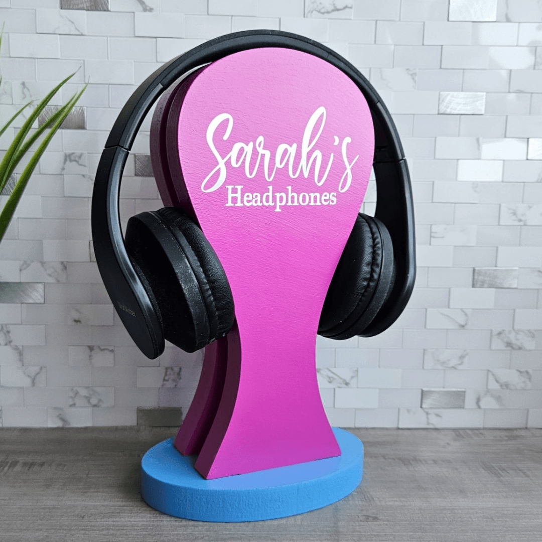 Custom Headset Stand Headphone Holder Dad Birthday Gift From Kids - Image 9