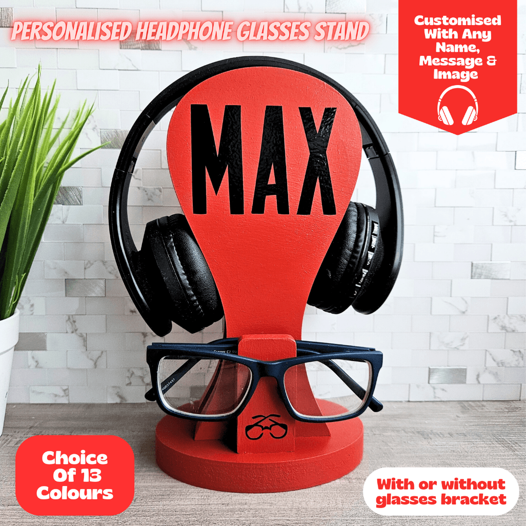 Custom Headset Stand Headphone Holder Dad Birthday Gift From Kids - Image 8