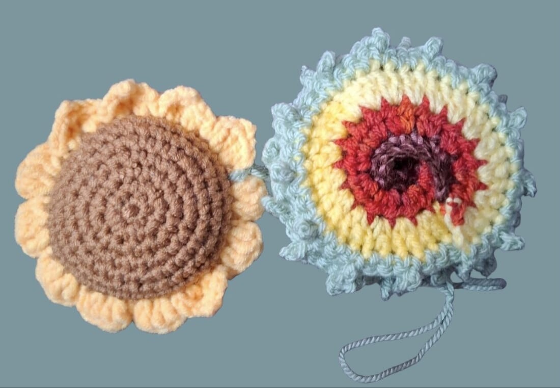 Handcrafted Crocheted Wind Spinners - Colorful and Mesmerizing - Image 2