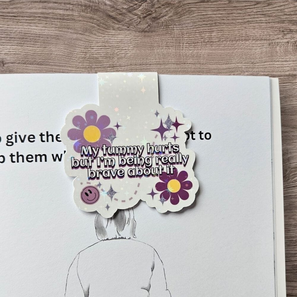 My Tummy Hurts Magnetic Bookmark
