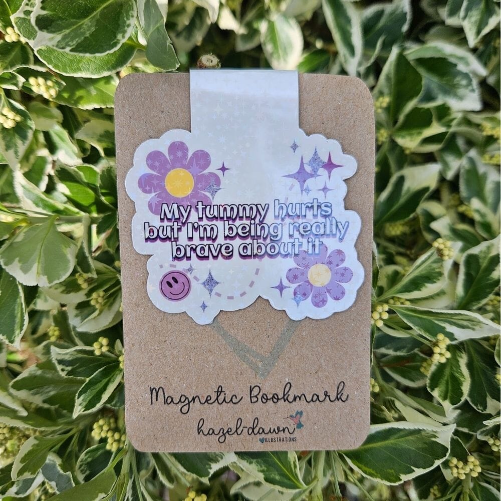 My Tummy Hurts Magnetic Bookmark