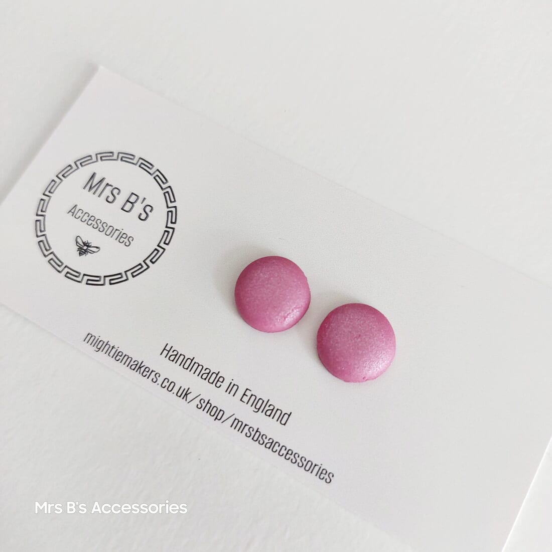 Polymer clay studs - Image 2