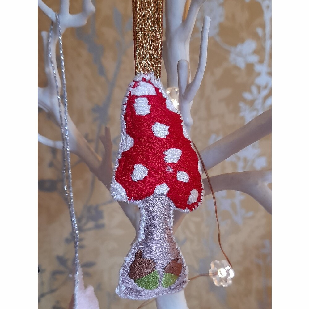 Hanging Toadstool, Autumn Decoration - Image 2