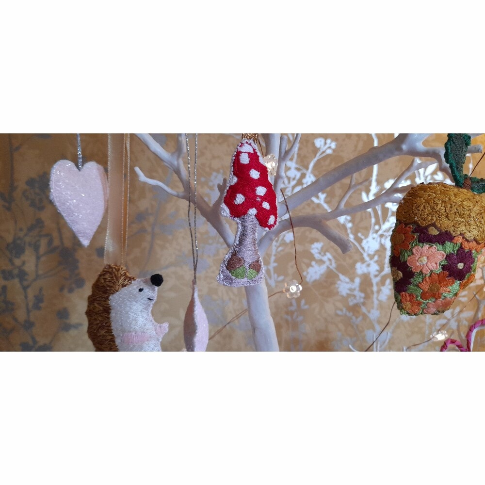 Hanging Toadstool, Autumn Decoration - Image 4