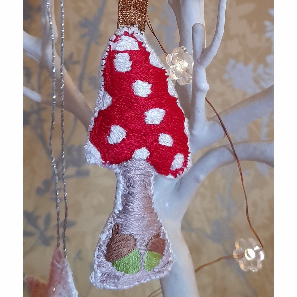 Hanging Toadstool, Autumn Decoration - Image 3