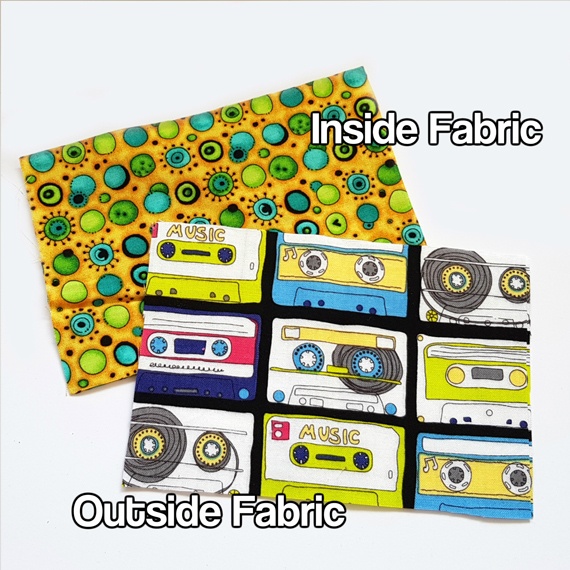 Funky Cassette Tape Zipper Pouch – Retro Music Coin Purse & Essentials Case