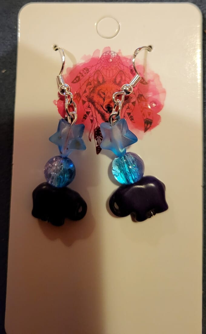 Handcrafted Beaded Elephant Earrings for Unique Style