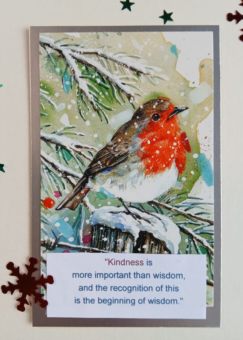 Christmas kindness gift. Felt lavender filled Christmas tree. All proceeds to The Stroke Association - Image 2