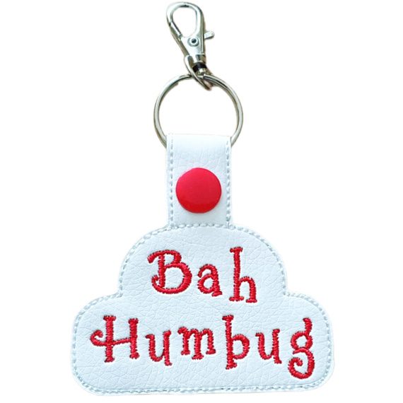 Christmas Grump Keyring – Bah Humbug Style - Image 5