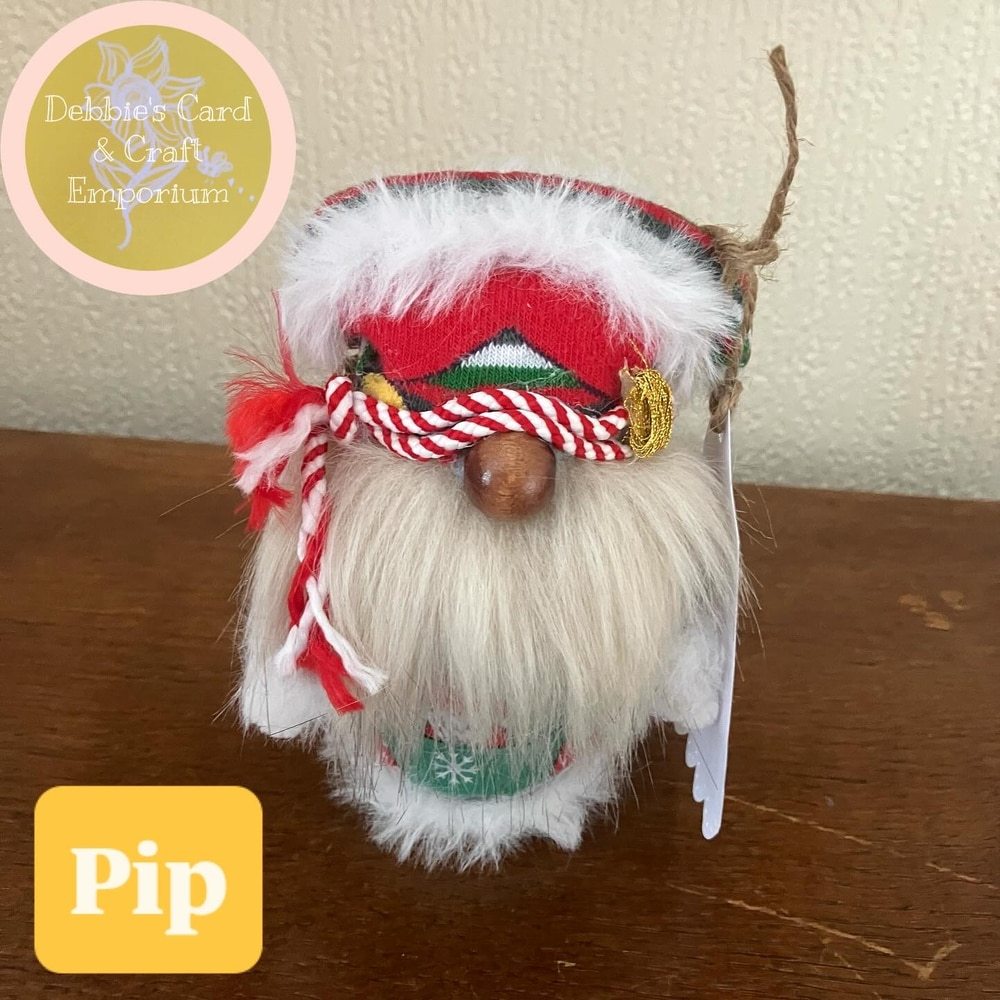 Pip-The Christmas Pirate Gonk- Mini Presentation Art Doll Ornamental Decoration/Gift