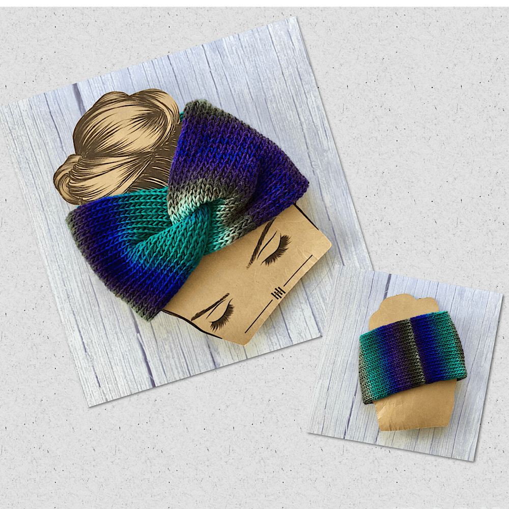 Lightweight Machine Knit Headwrap for Style and Comfort