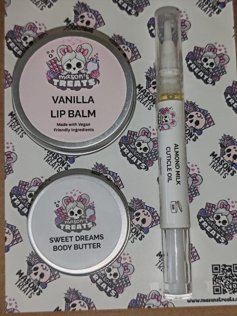 Self Care Kit - includes Cuticle Oil, Lip Balm and Body Butter