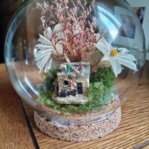 Green Tile Fairy House Orb