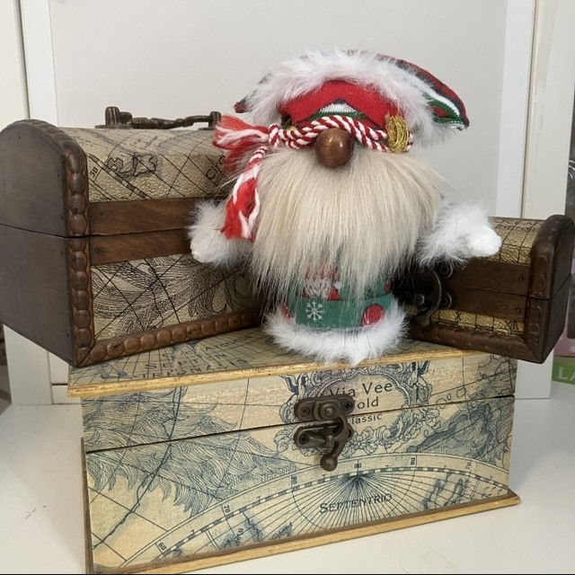 Pip-The Christmas Pirate Gonk- Mini Presentation Art Doll Ornamental Decoration/Gift - Image 3
