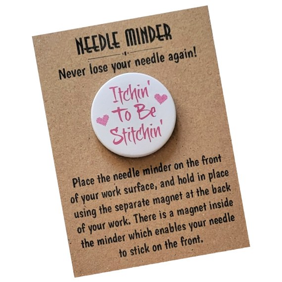 Itchin’ To Be Stitchin’ Needle Minder - Fun Magnetic Holder for Cross Stitch & Embroidery - Image 5