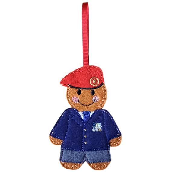 Veteran Gingerbread Character - Celebrating Military Pride - Image 3