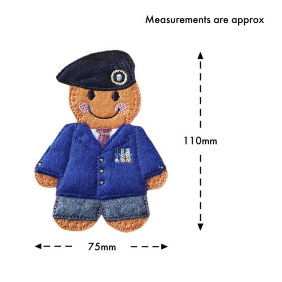 Veteran Gingerbread Character - Celebrating Military Pride - Image 2
