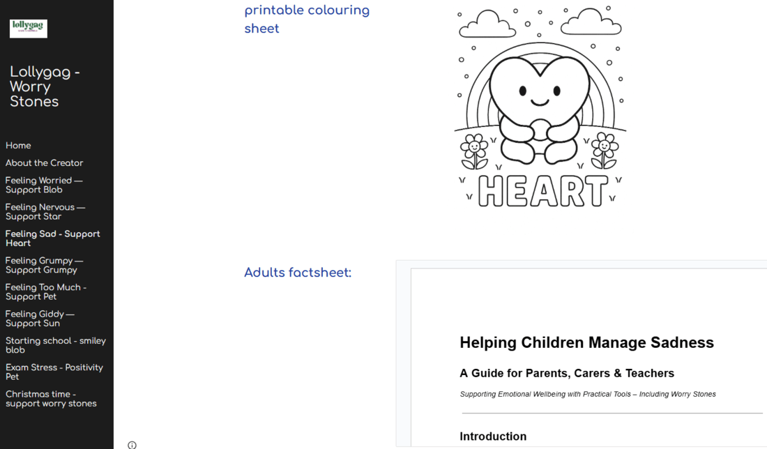 Support Heart - Handmade Comforting Tool for Sad Feelings and Emotional Support - Image 2