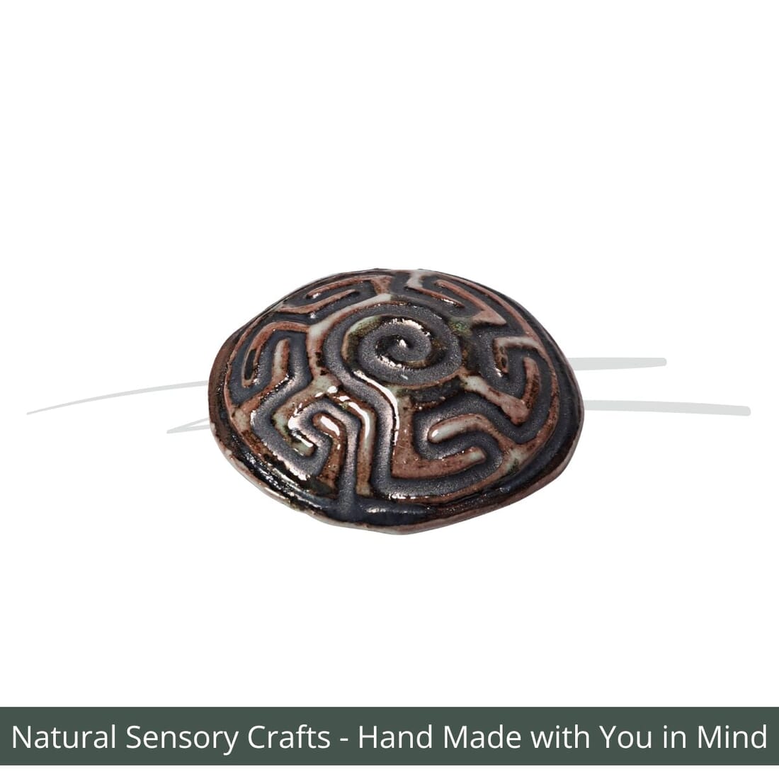 Multisensory finger labyrinth jewellery, Essential oil diffuser necklace - Image 9