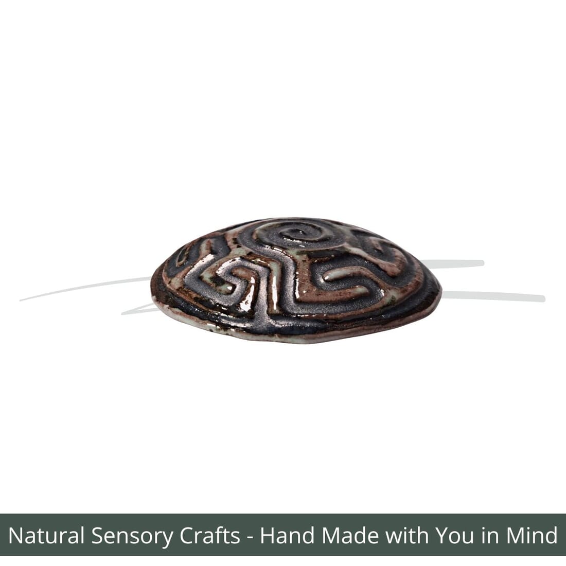 Multisensory finger labyrinth jewellery, Essential oil diffuser necklace - Image 2