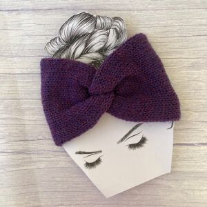 Medium Weight Machine-Knitted Twisted Headwrap