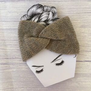 Medium Weight Machine-Knitted Twisted Headwrap