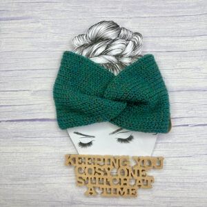 Medium Weight Machine-Knitted Twisted Headwrap