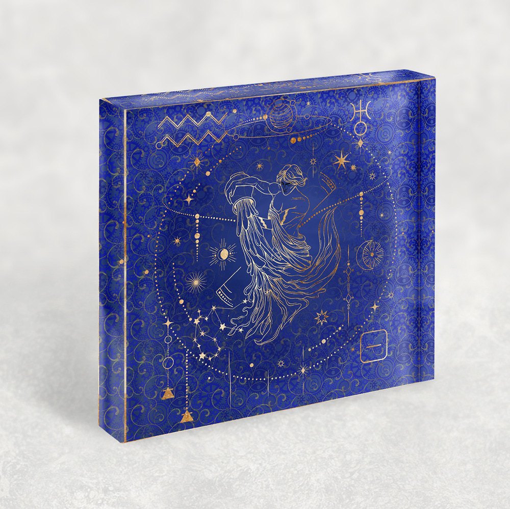 Aquarius acrylic block