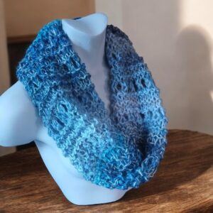 Hand knitted infinity scarf. All proceeds to The Stroke Association
