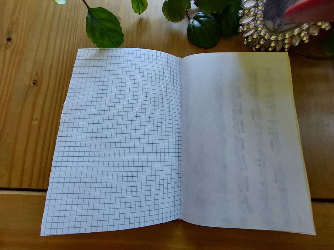 Handmade Journal or Notebook with Iridescent Shimmer Cover - 116 pages - Image 4