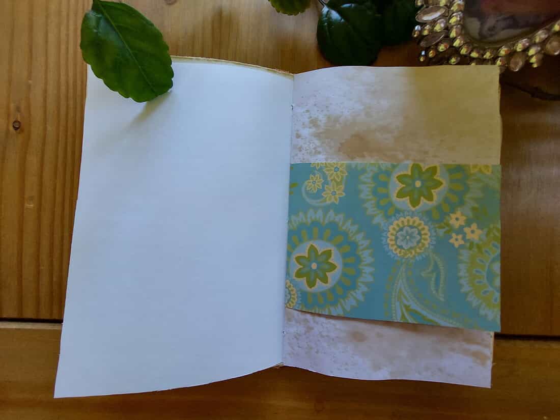 Handmade Journal or Notebook with Iridescent Shimmer Cover - 116 pages - Image 3