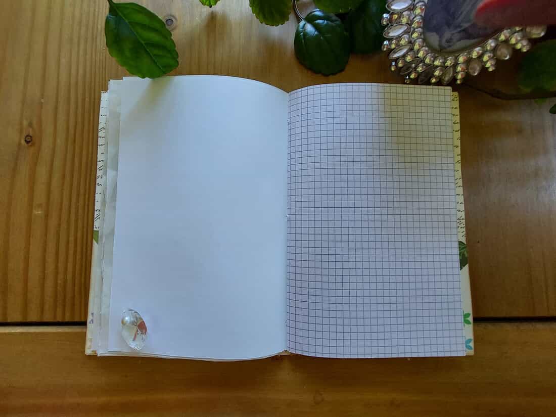 Handmade Journal or Notebook with Iridescent Shimmer Cover - 116 pages - Image 7