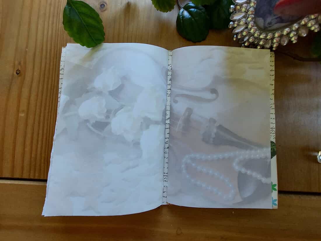 Handmade Journal or Notebook with Iridescent Shimmer Cover - 116 pages - Image 8