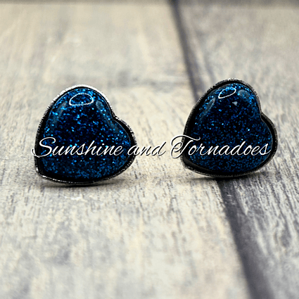 ✨ Midnight Sparkle Heart Jewellery Set ✨ - Image 5