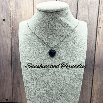 ✨ Midnight Sparkle Heart Jewellery Set ✨ - Image 2