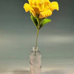 Fuzzywire ‘Bonita’ Rose – Hand Colored with Soft Pastels