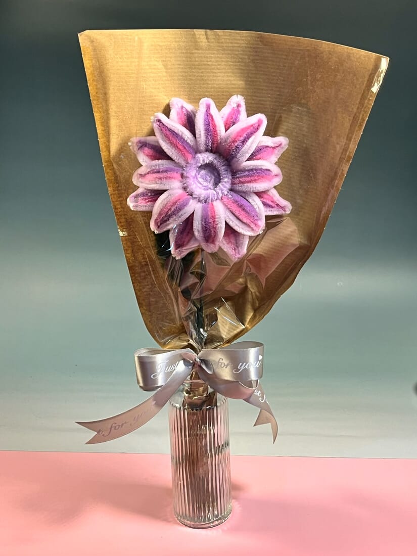 Wrapped Large Single Stem Daisy