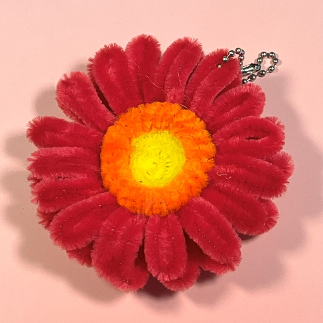 Daisy Mirror Keychain - Compact Mirror for Bags or Keys