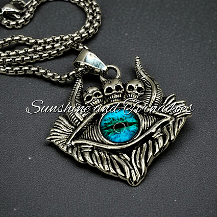 Mystic Eye Pendant Necklace – Dark, Powerful & Unforgettable. - Image 7