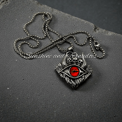 Mystic Eye Pendant Necklace – Dark, Powerful & Unforgettable. - Image 4