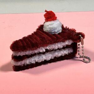 Fuzzywire Keychain Gateaux Slice